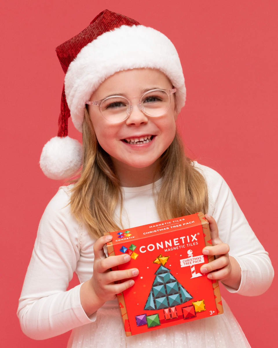 Connetix Magnetische Bouwtegels Kerstboomset – 16-delig