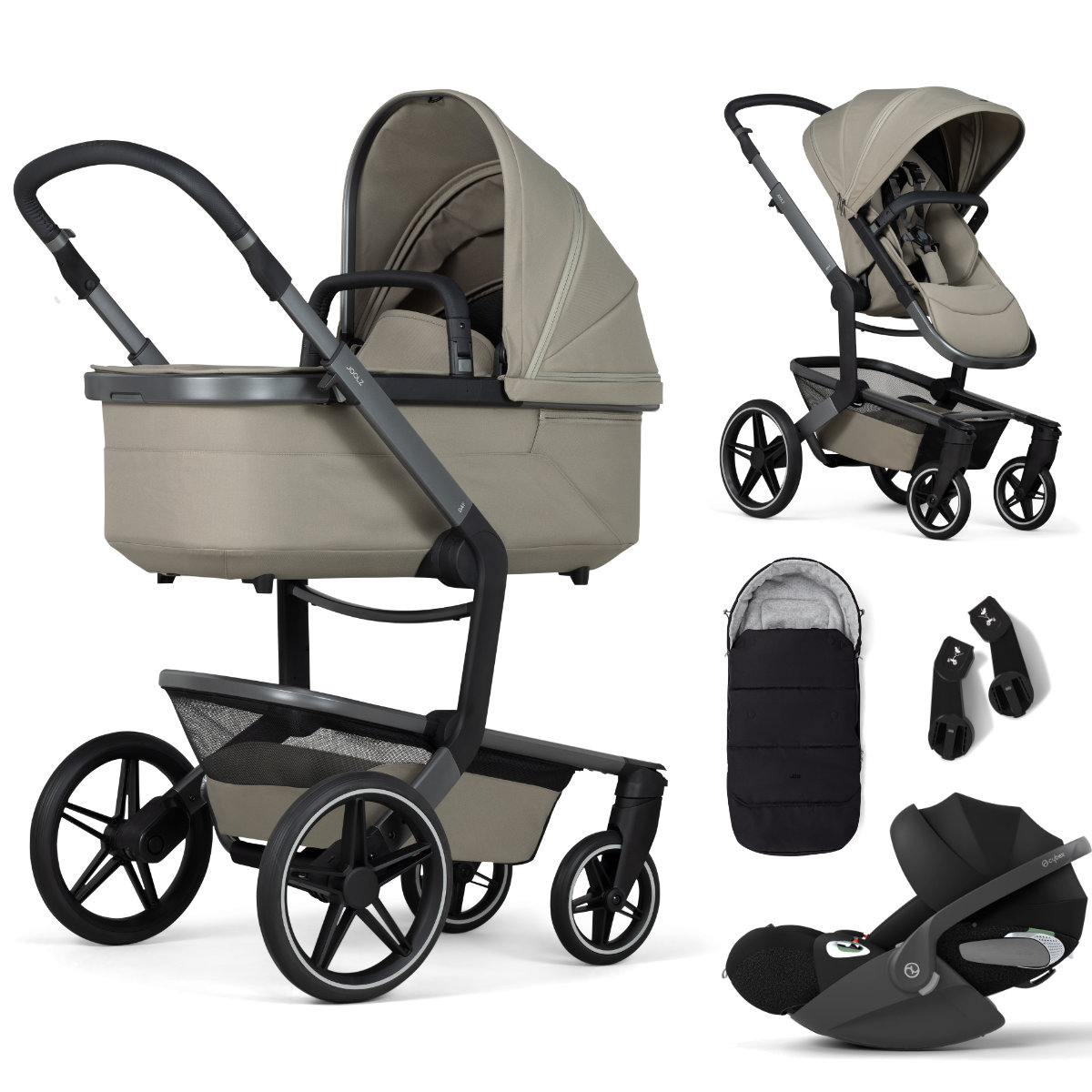 Joolz Day5 Kinderwagen Set 3 in 1 Inclusief Cybex Cloud T i-Size autostoeltje
