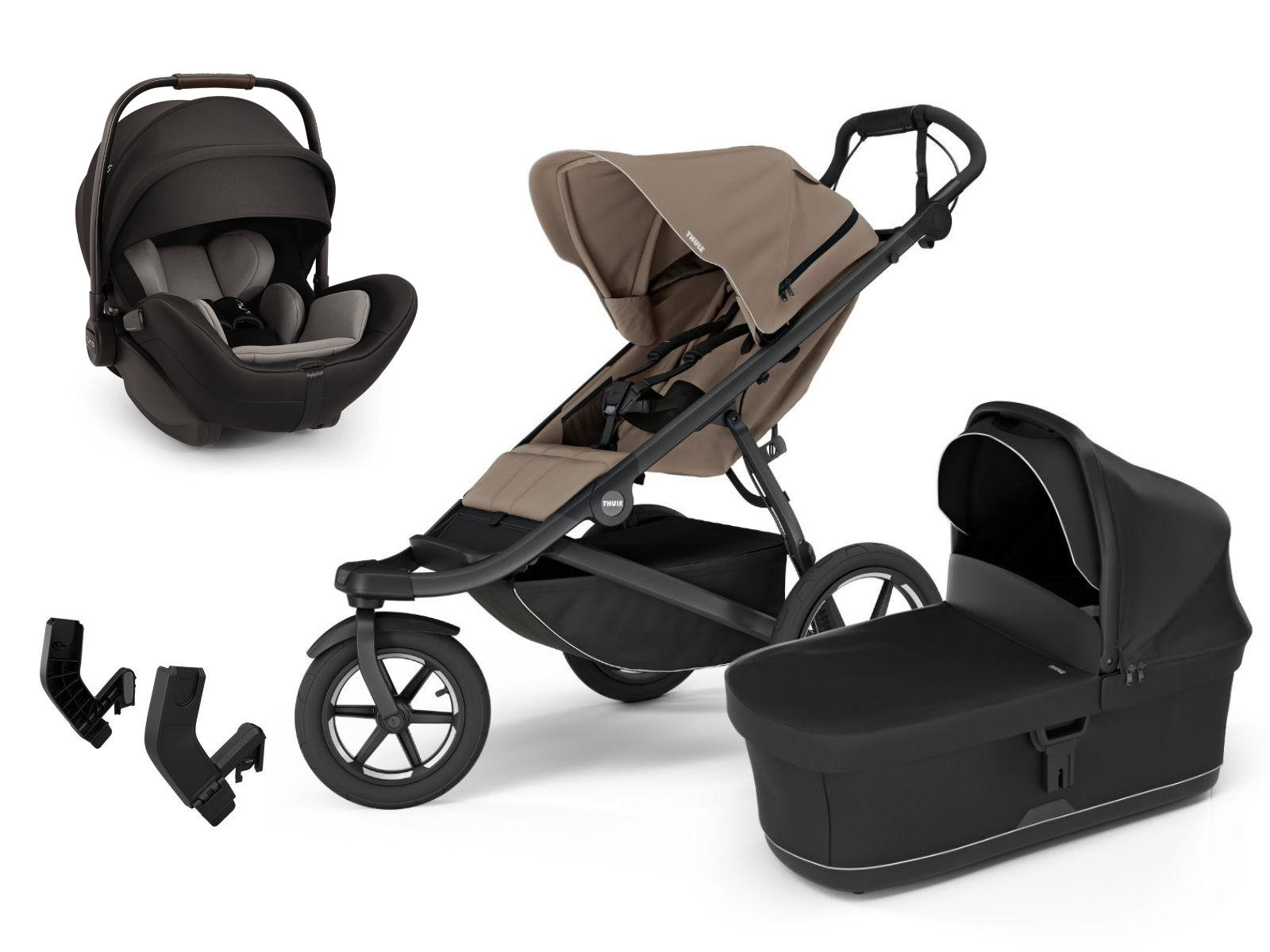 Thule Urban Glide 3 Kinderwagen Set 3 in 1 incl. Nuna Arra Flex i-Size Autostoel