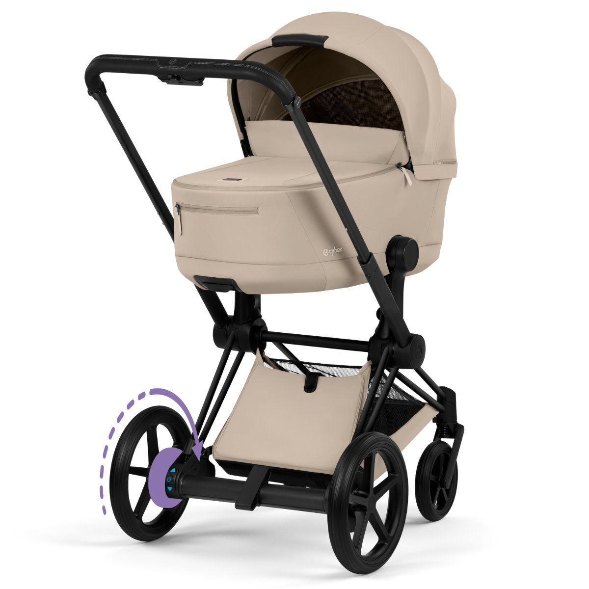 Cybex e-Priam 5 Comfort Kinderwagen Set 3 in 1 incl. Cloud T i-Size