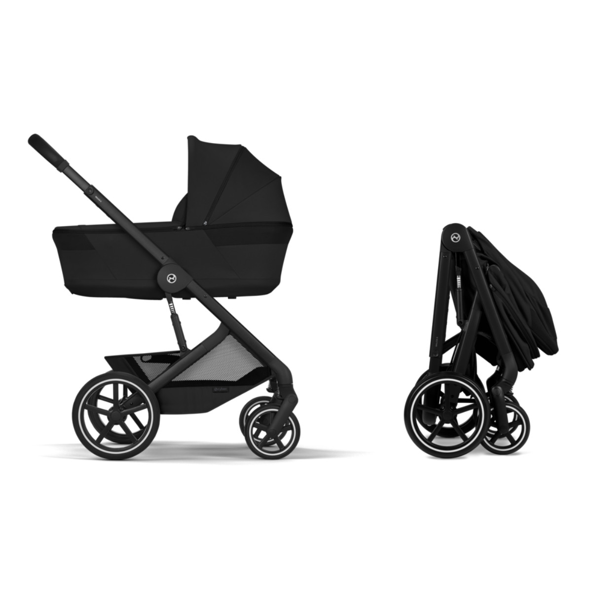 Cybex Balios S Lux 2-in-1 Kinderwagen met Opvouwbare Reiswieg