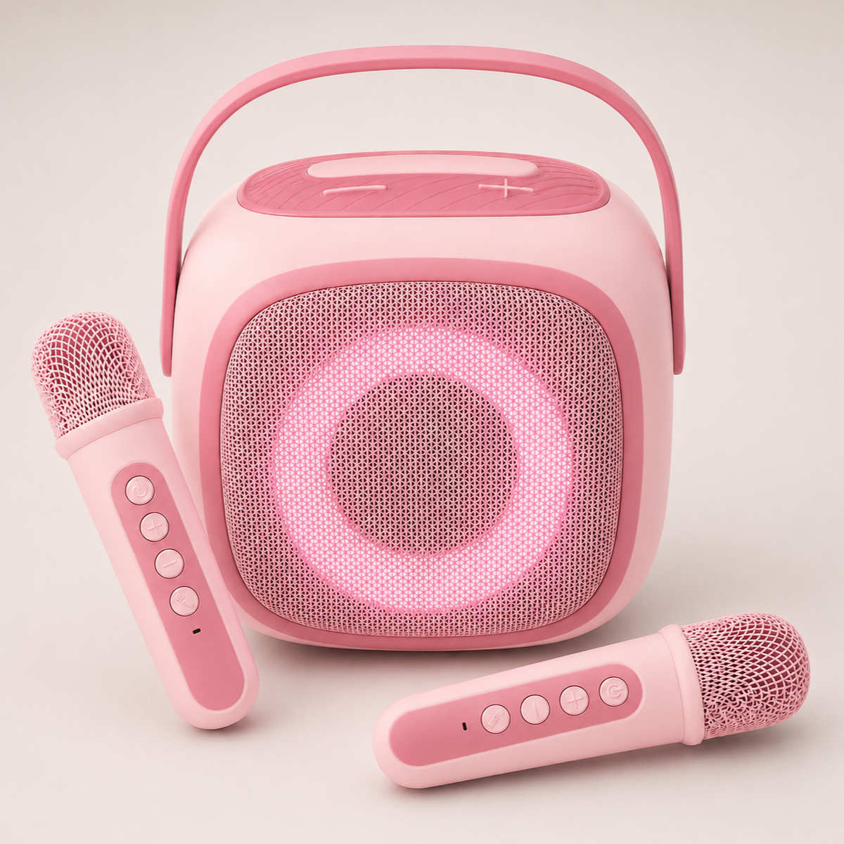 Lalarma Mega Sound Bluetooth Karaokebox – met Licht & 2 Microfoons