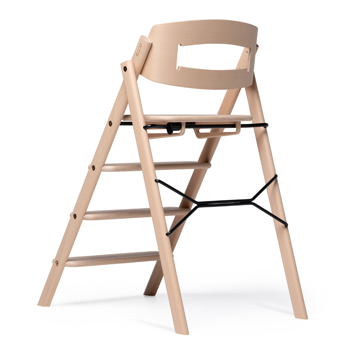 KAOS Klapp kinderstoel van hout, opvouwbaar