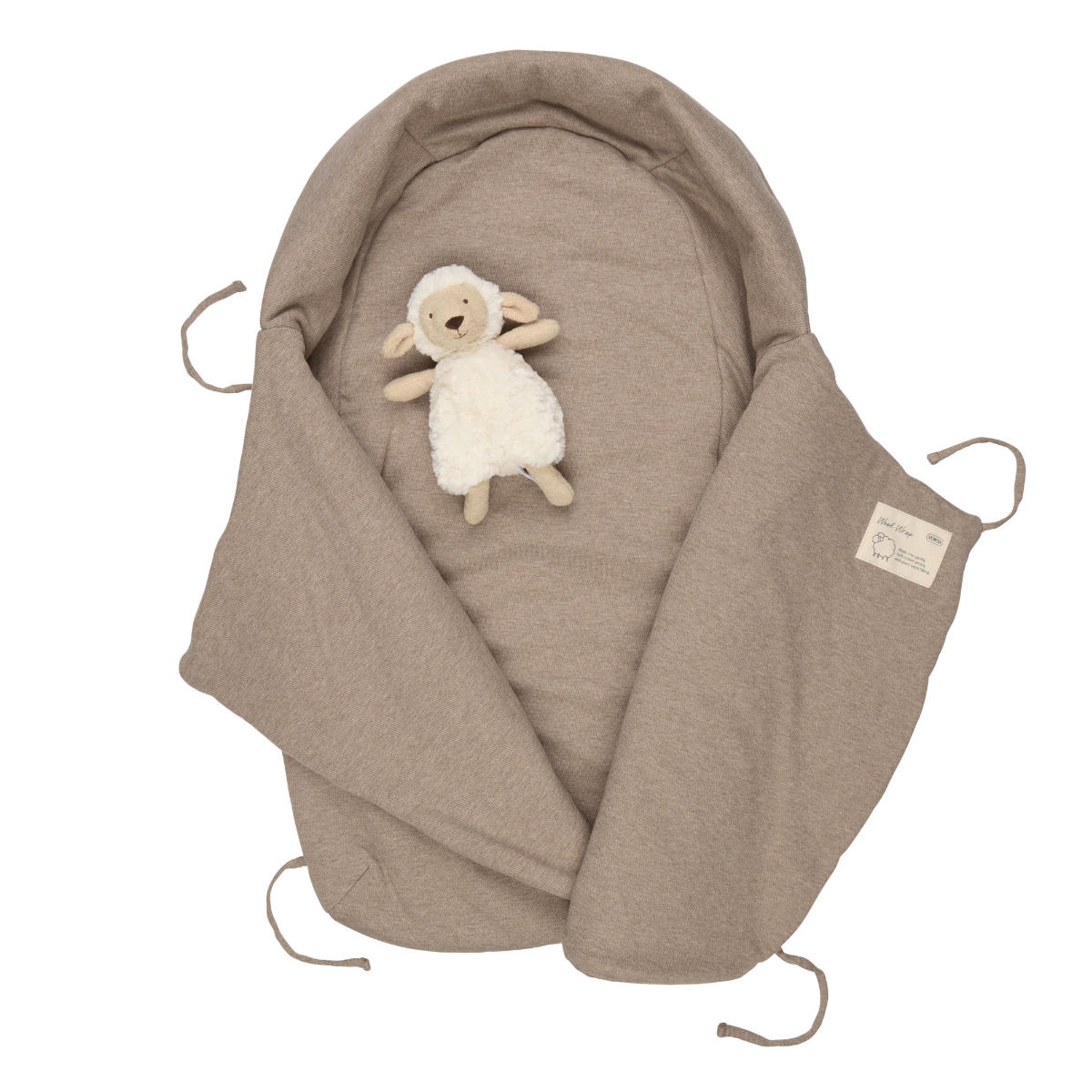 Voksi Wool Wrap Voetenzak voor Baby's 0–6 Maanden