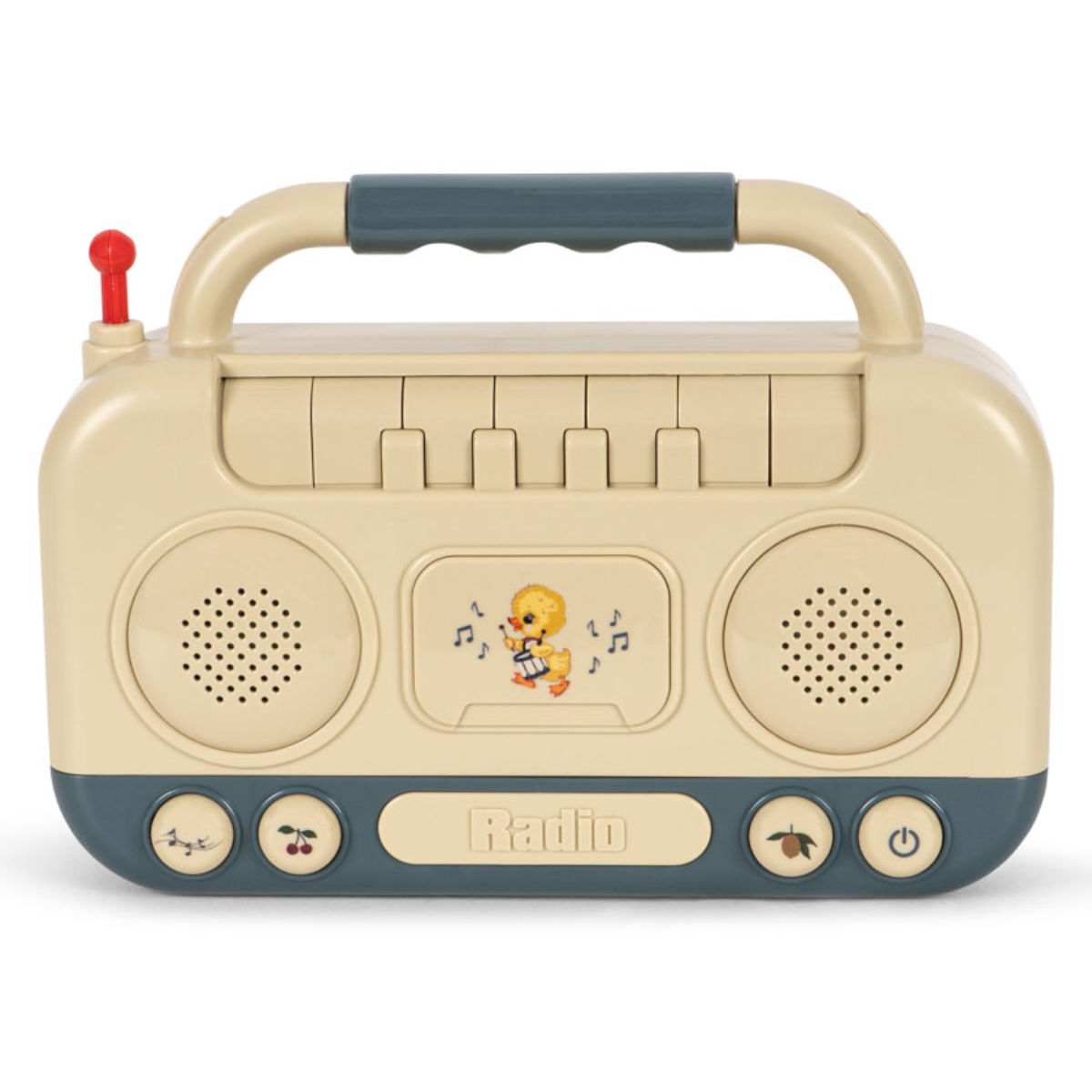 Konges Sløjd Interactieve Baby Radio – Motorisch Speelgoed vanaf 12 Maanden