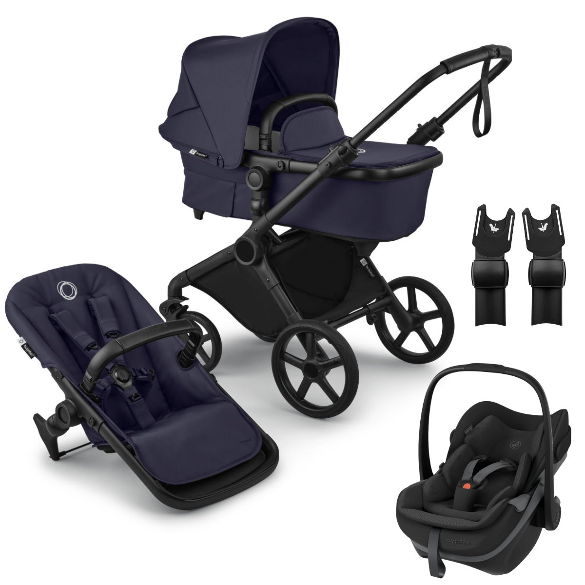 Bugaboo Cub Kinderwagen Set 3 in 1 incl. Maxi Cosi Pebble Slide Pro i-Size Autostoeltje