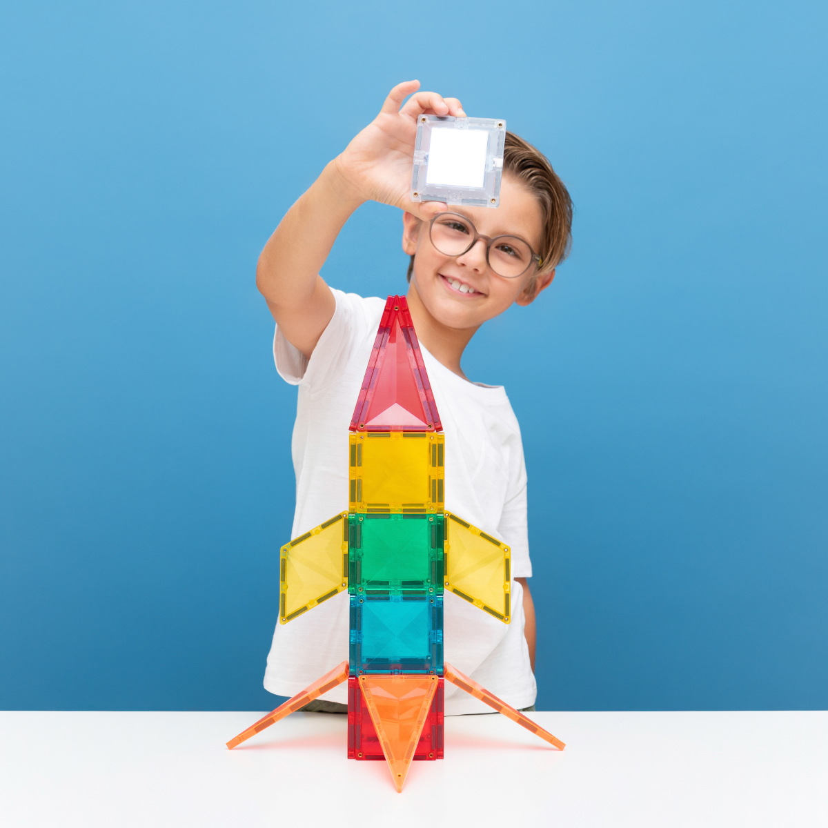Connetix Magnetische Bouwtegels Light Rocket Pack - 30-delig