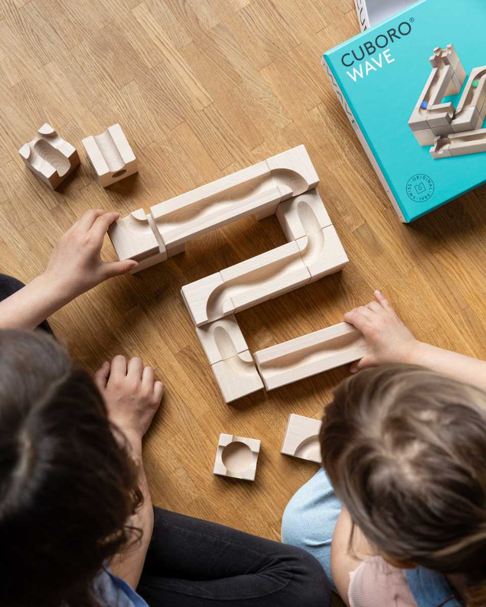 CUBORO Knikkerbaan Extra Set – Uitbreidingssets in verschillende uitvoeringen