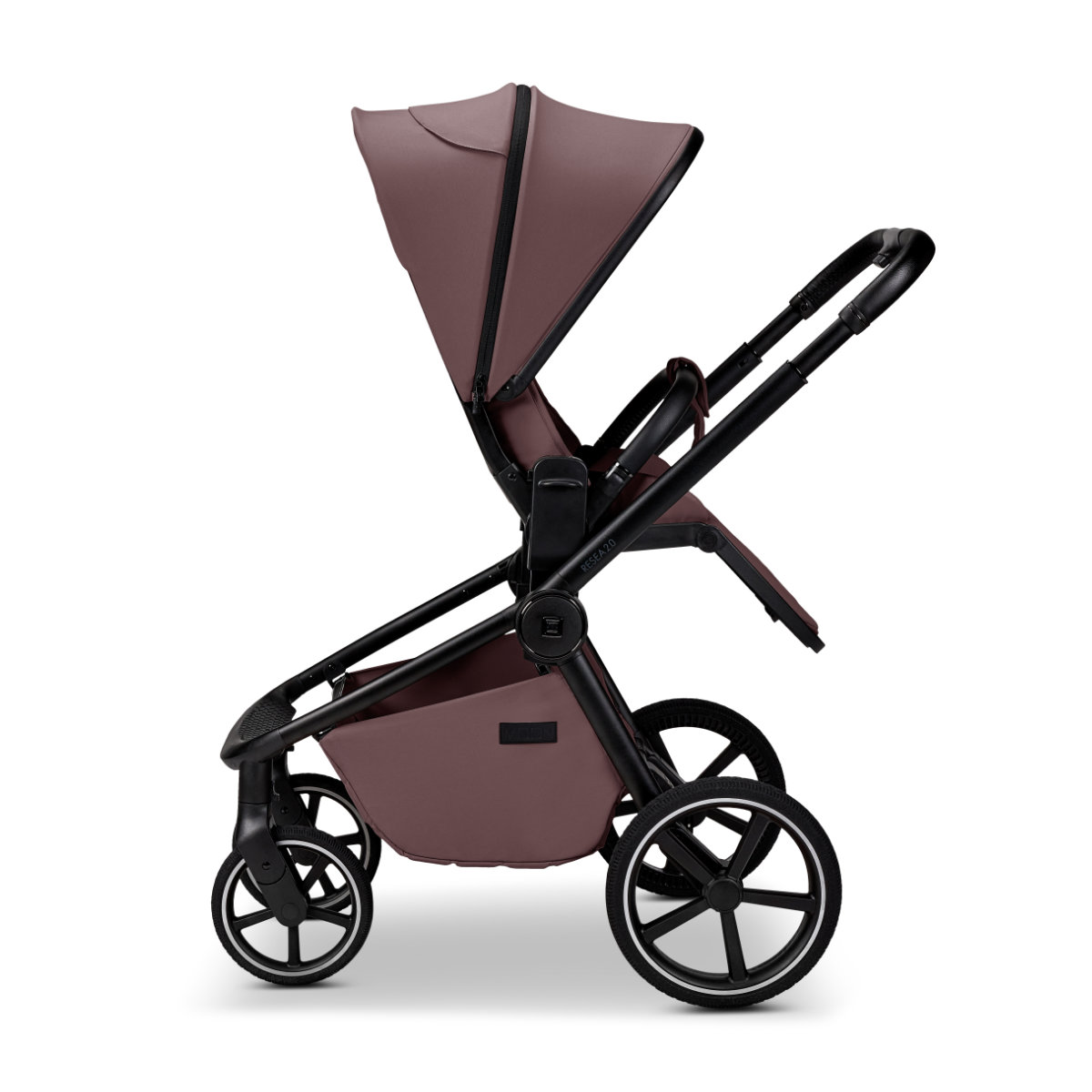 Moon ReSea 2.0 Kinderwagen in Bruin - Zijaanzicht