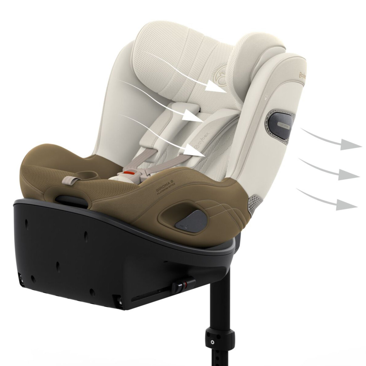 Cybex Sirona Si i-Size Autostoel (3 Maanden–4,5 Jaar) met geïntegreerde basis