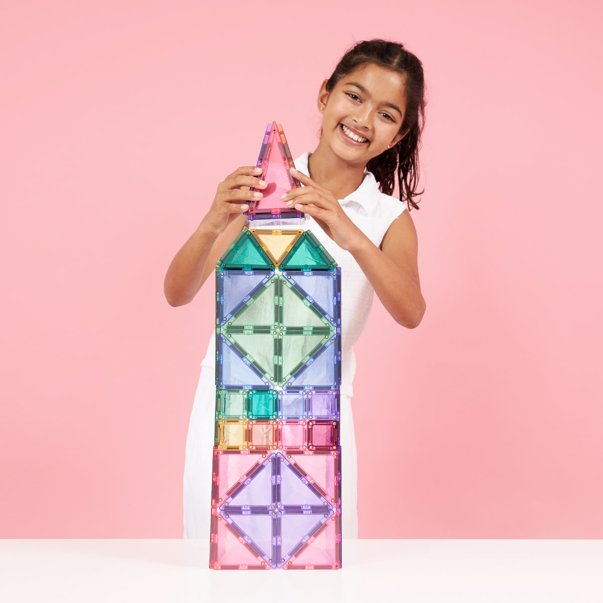 Connetix Magnetische Bouwblokken Pastel Mega Ball Run Bundel – 316 Delig