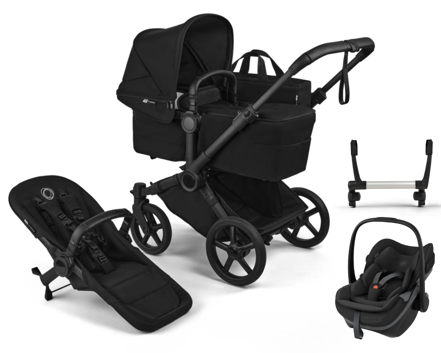 Bugaboo Donkey 6 Mono Kinderwagen Set 3 in 1 incl. Maxi Cosi Pebble Slide Pro