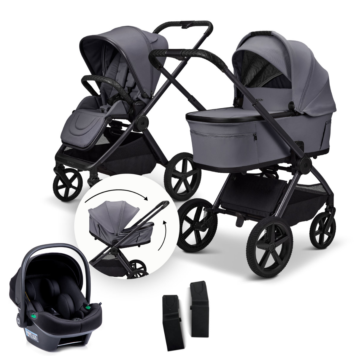 Moon Gio Fold Kinderwagenset 3 in 1 incl. Moon Lola Autostoel