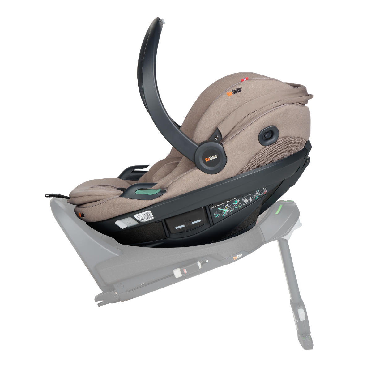 BeSafe Go Beyond² i-Size Babyschaal incl. Beyond ISOFIX Base + Gratis zomerhoes