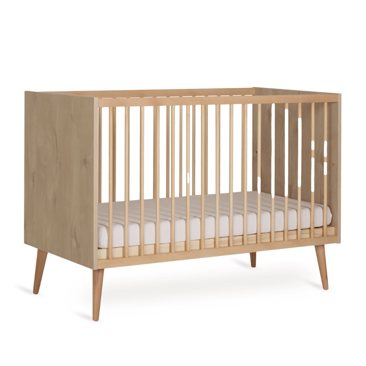 Quax Cocoon Babybett 60 x 120 cm Eiche
