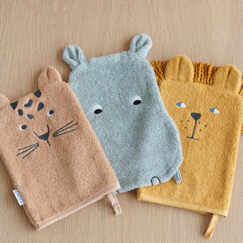 Liewood Sylvester washandjes, 3 stuks