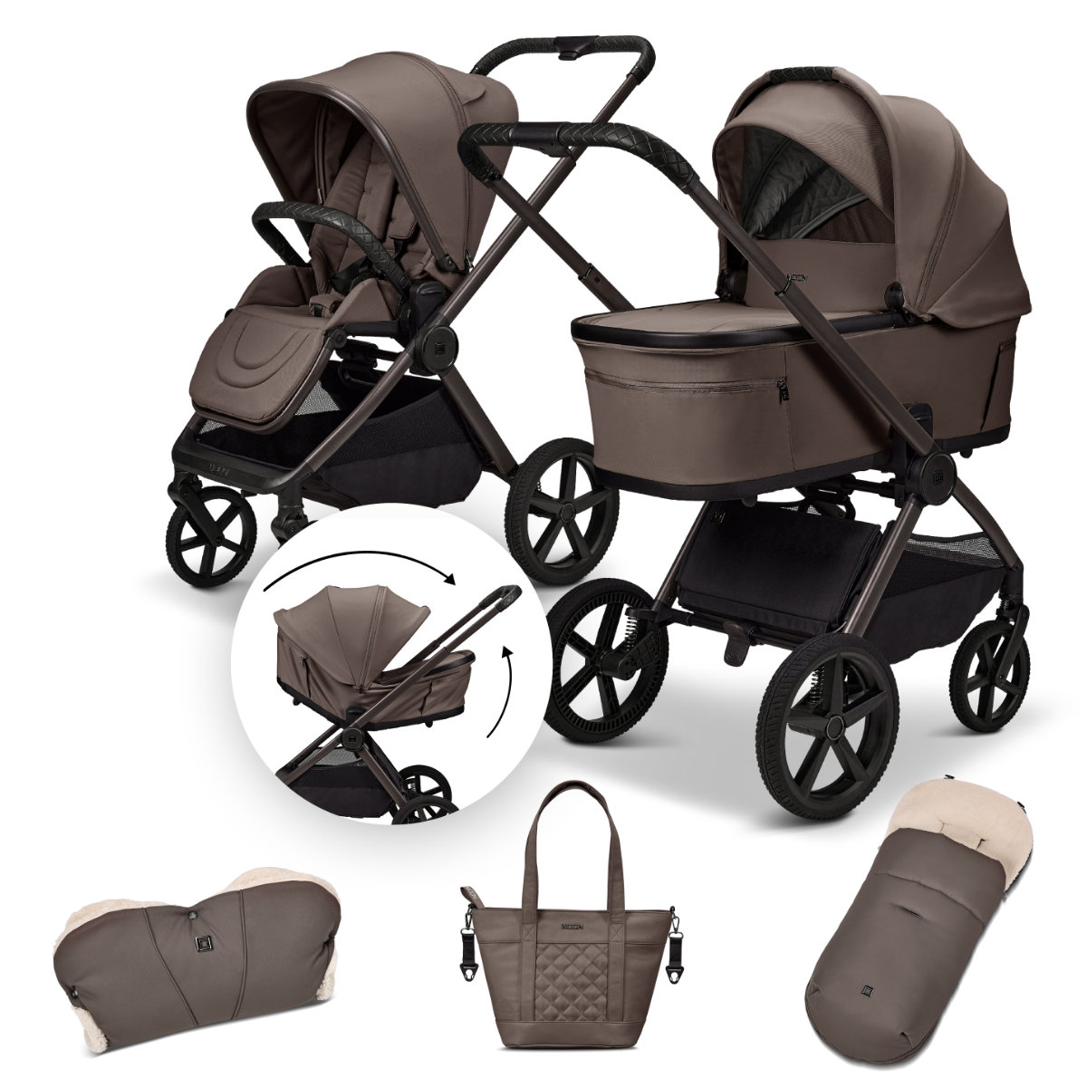 Moon Gio Fold kinderwagen Essential Set