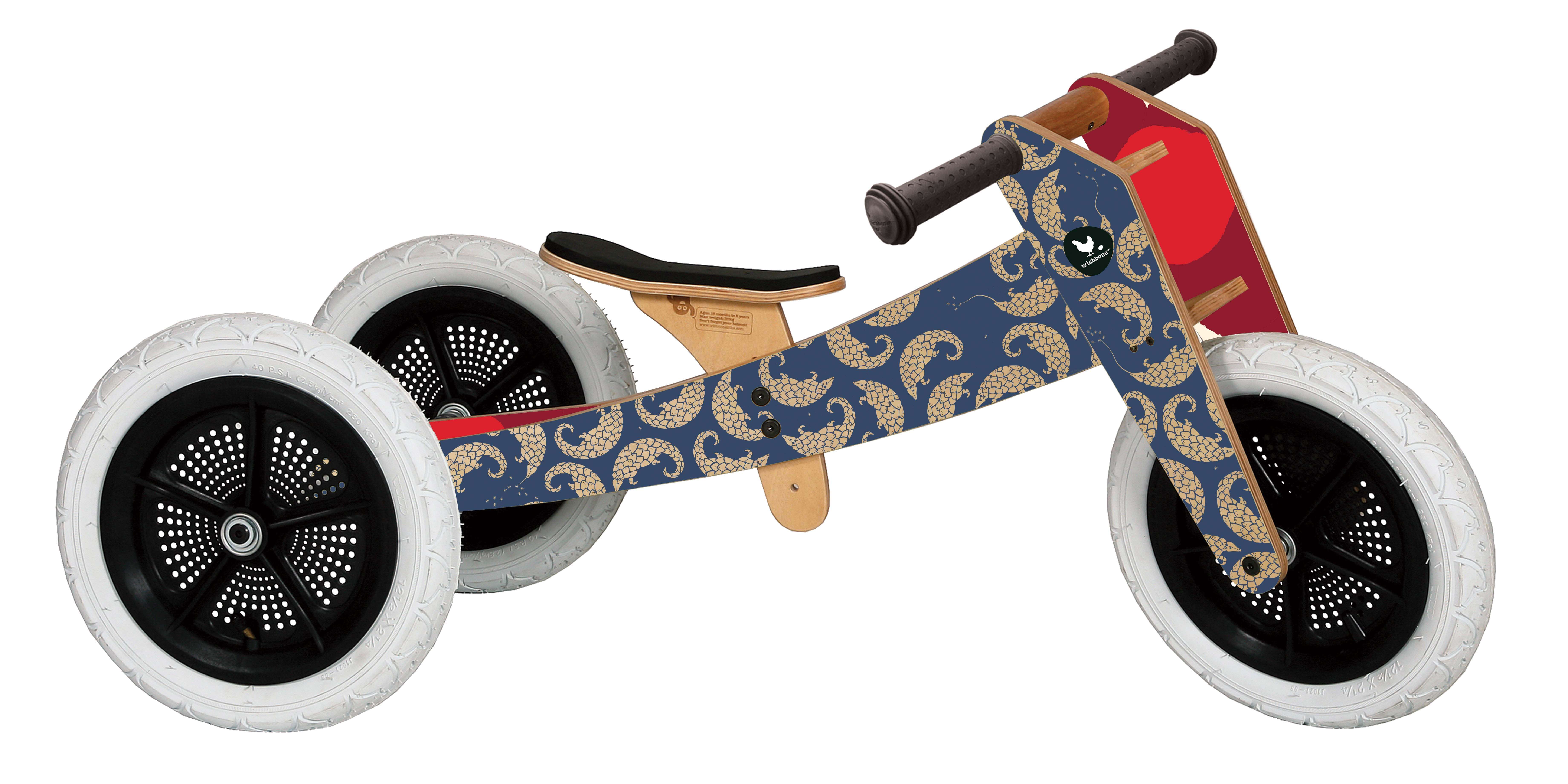 Wishbone 3in1 loopfiets - Pangolin