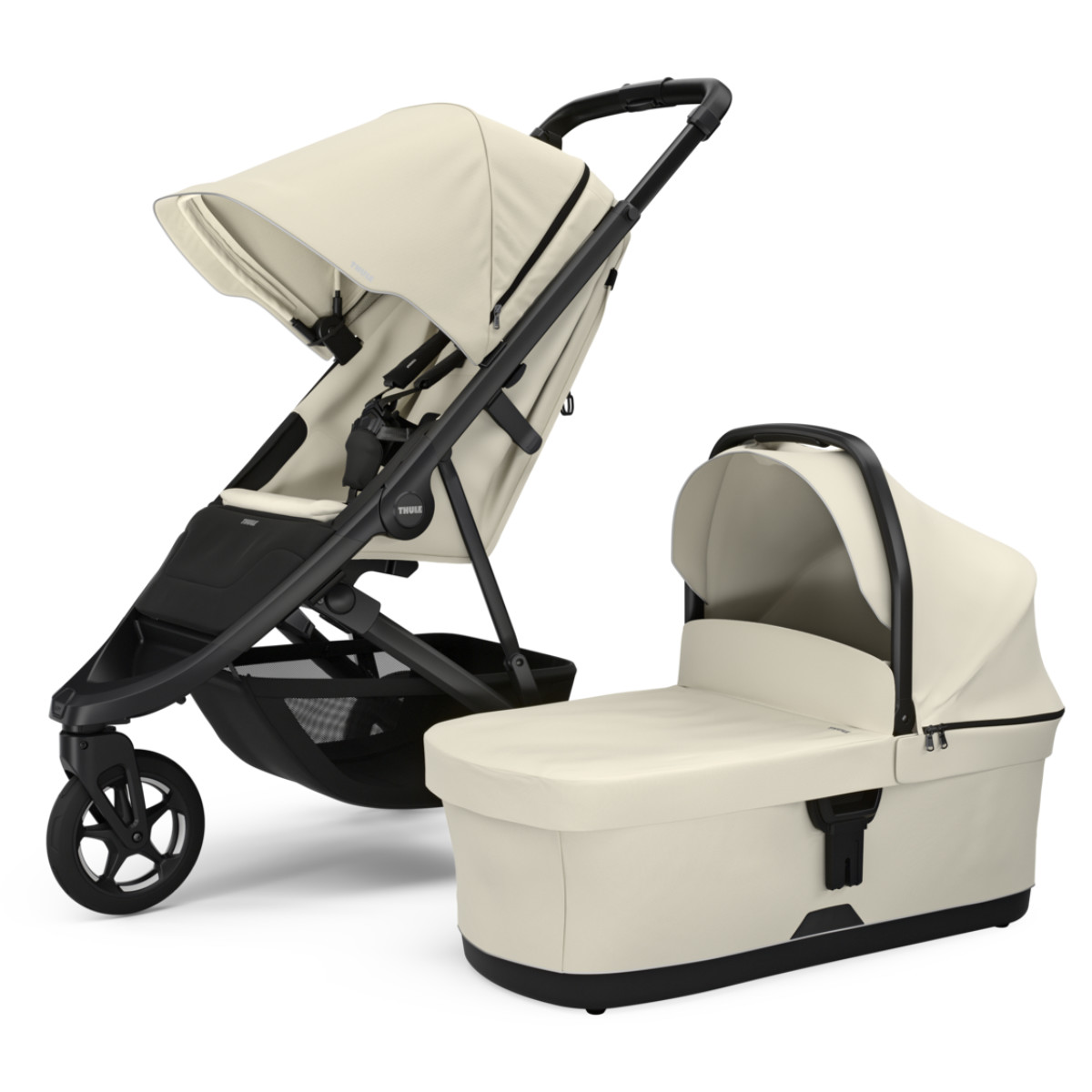 Thule Spring 2 kinderwagen set 3-in-1 incl. Cybex Cloud T i-Size autostoeltje