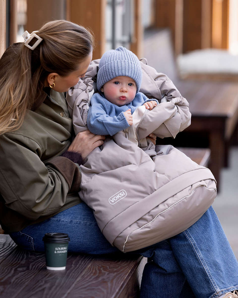 Voksi City voetenzak voor kinderwagen & fietskar (0–4 jaar)