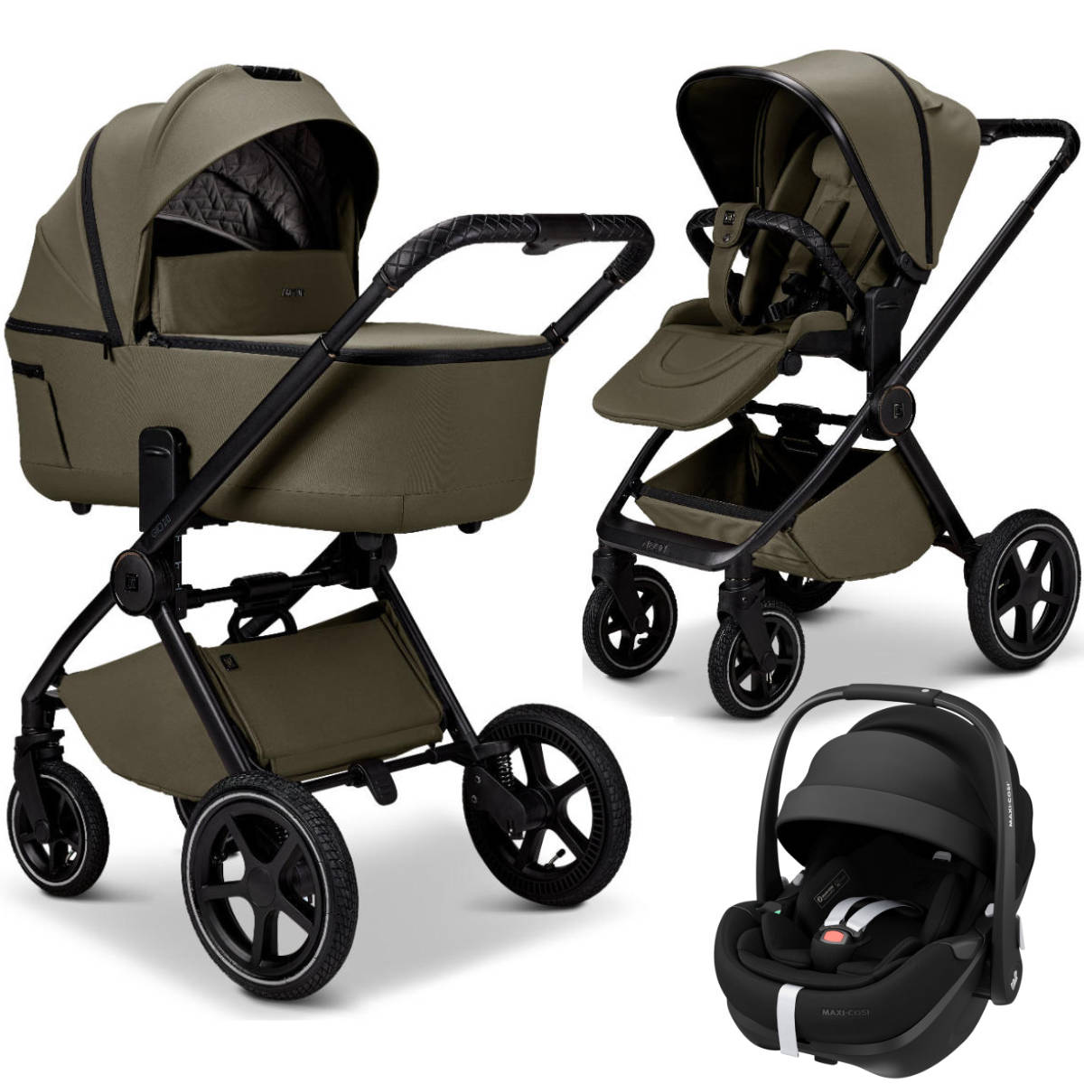 Moon Gio 2.0 Kinderwagenset 3-in-1 incl. Maxi Cosi Pebble 360 Pro2