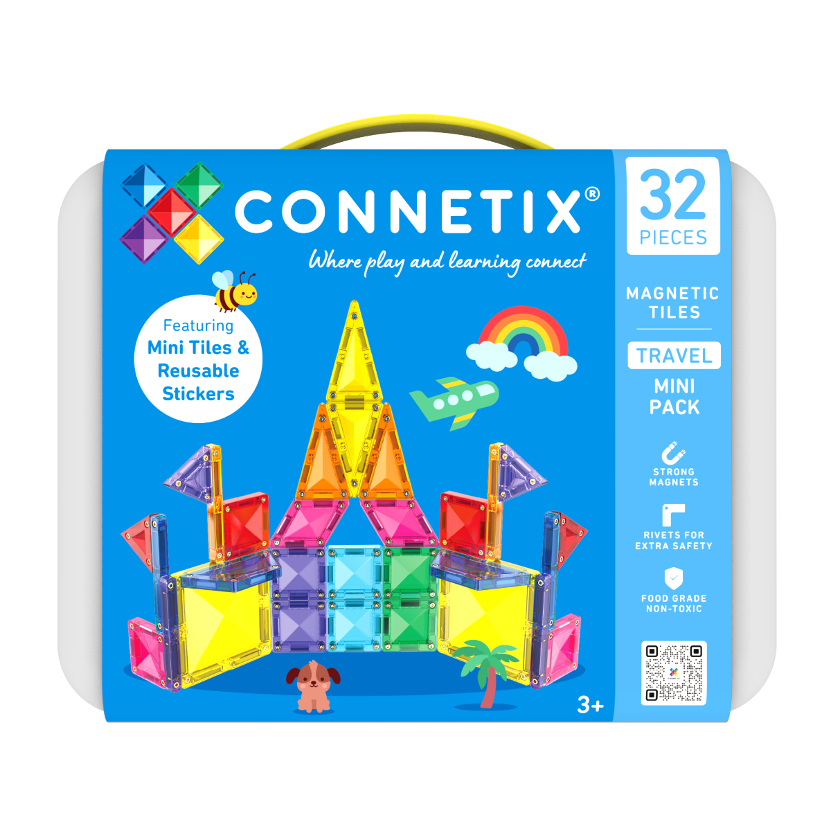 Connetix Magnetische Bouwstenen Travel Mini Pack - 32-delig