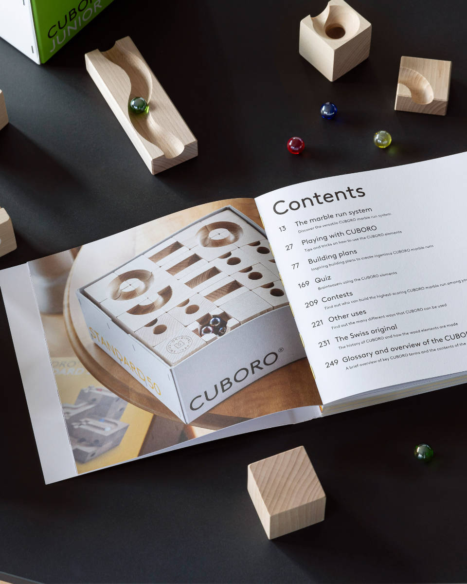 CUBORO Het Boek – Ideeën- & Instructieboek voor Knikkerbanen