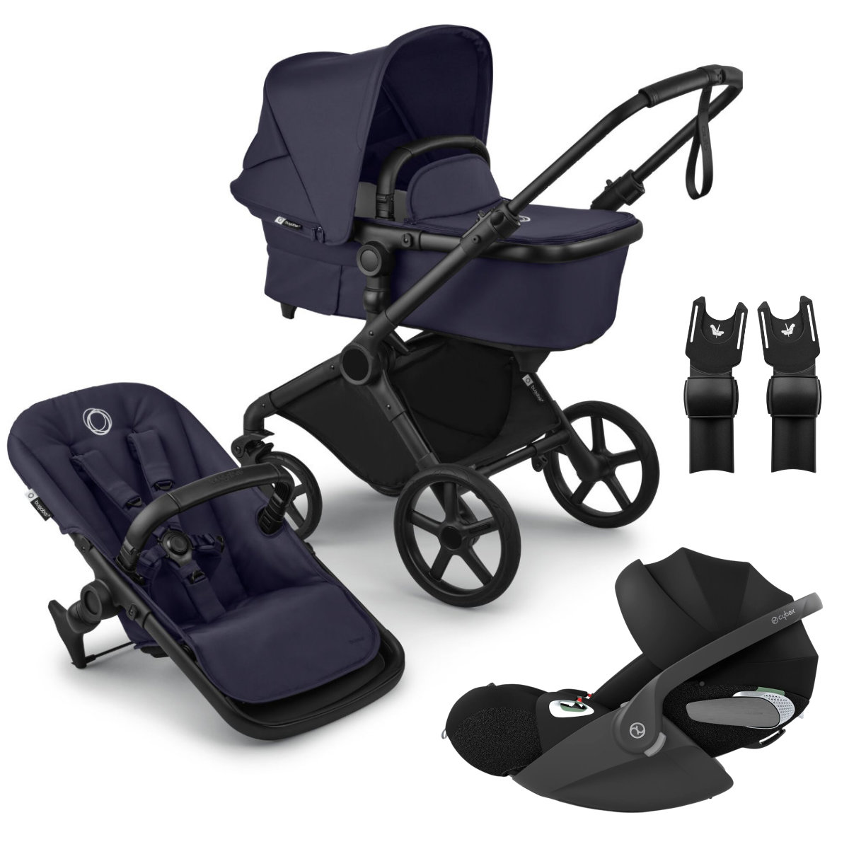 Bugaboo Cub Kinderwagen Set 3 in 1 incl. Cybex Cloud T i-Size Autostoeltje