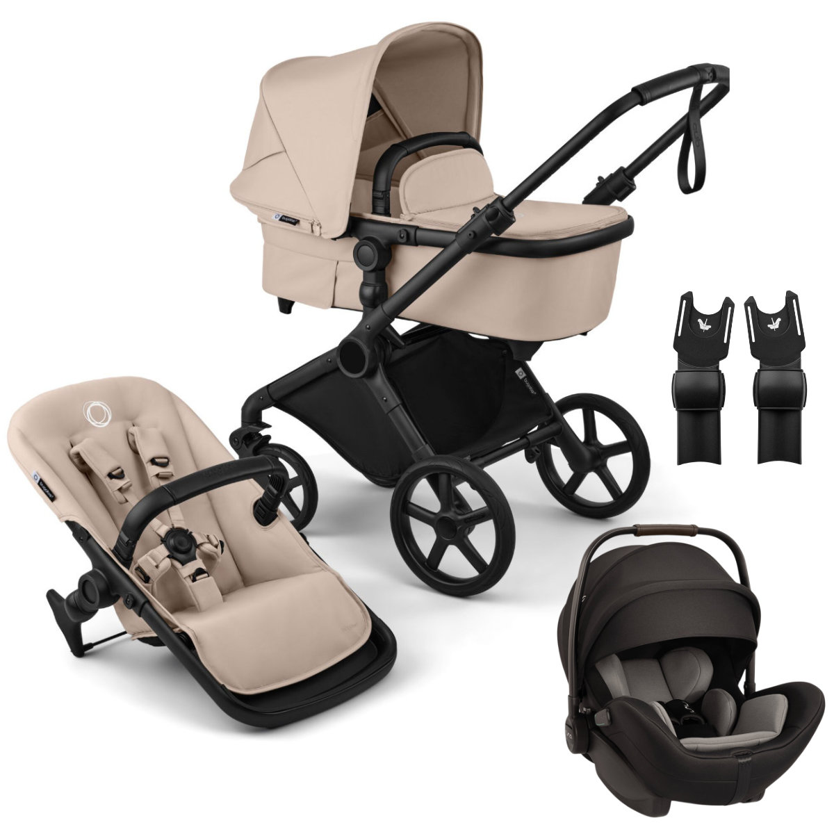 Bugaboo Cub Kinderwagen Set 3 in 1 incl. Nuna Arra Flex i-Size Autostoeltje