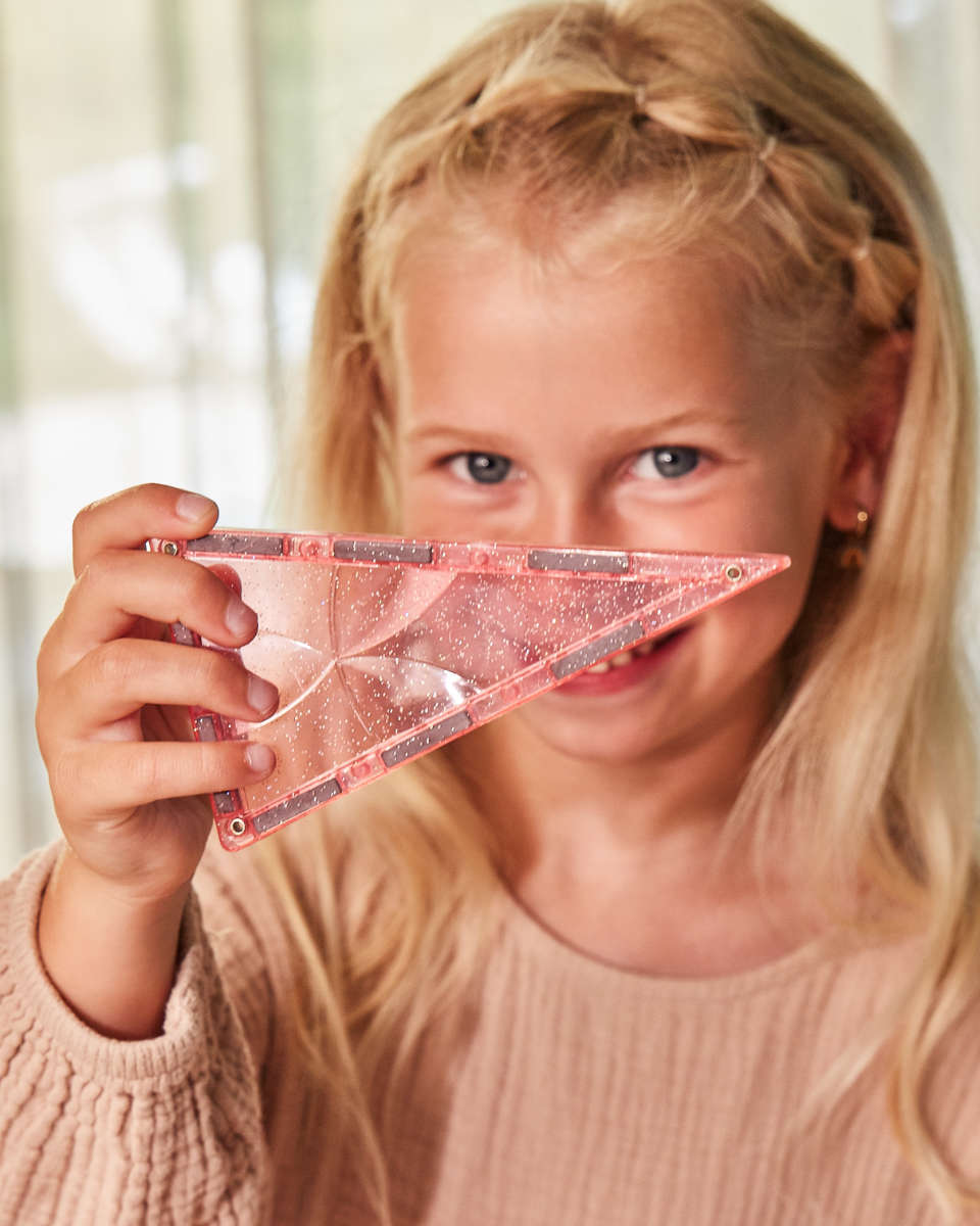 Cleverclixx Princess Palace Pack Magnetische Bouwblokken met Licht, 38 Delig