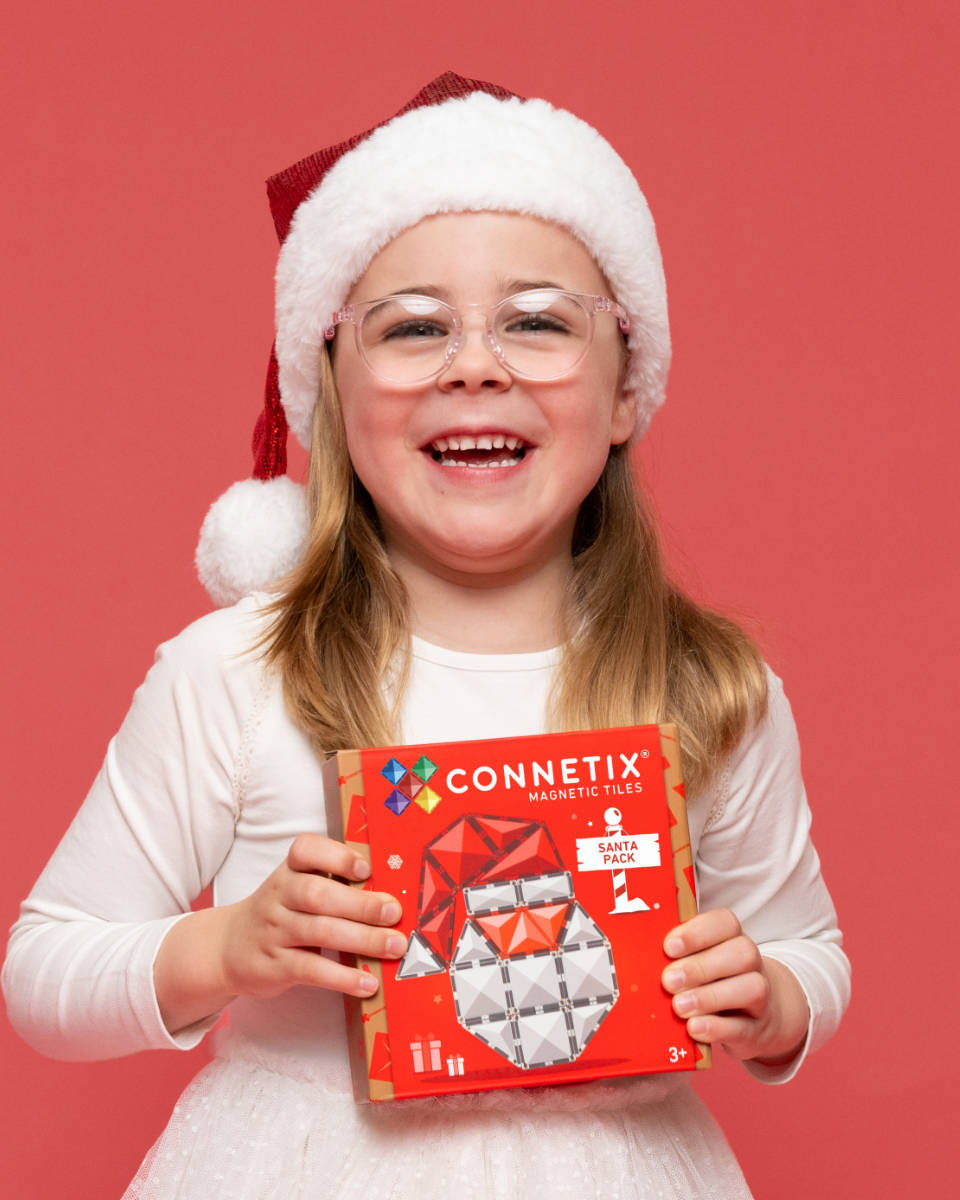 Connetix Magnetische Bouwtegels Kerstmanset – 17-delig