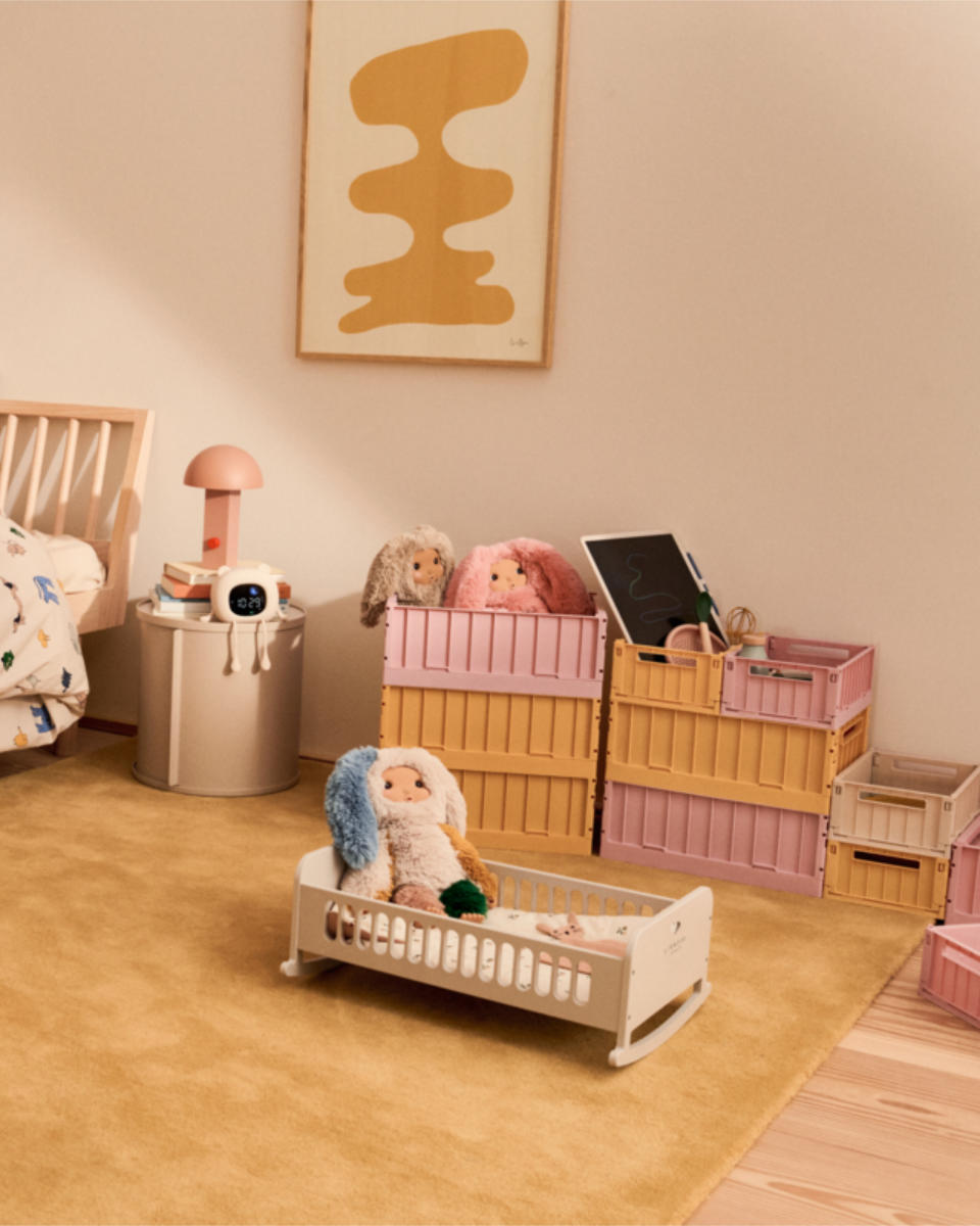 Liewood Hennie Puppenbett mit Schaukelfunktion aus Holz
