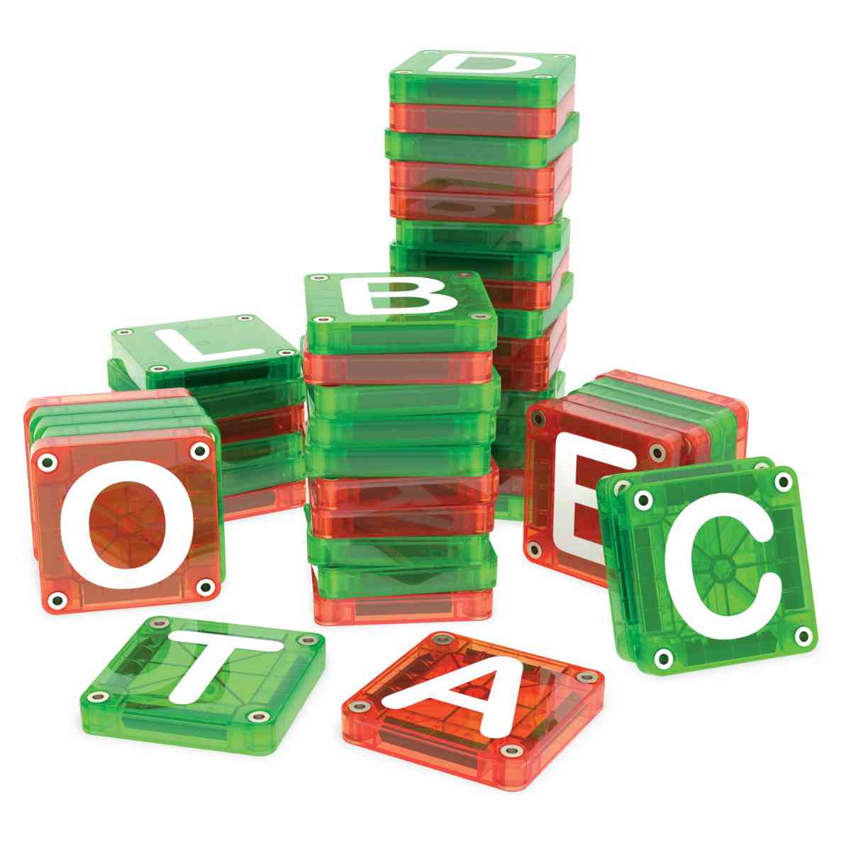MAGNA-TILES microMAGS LEARN Letters