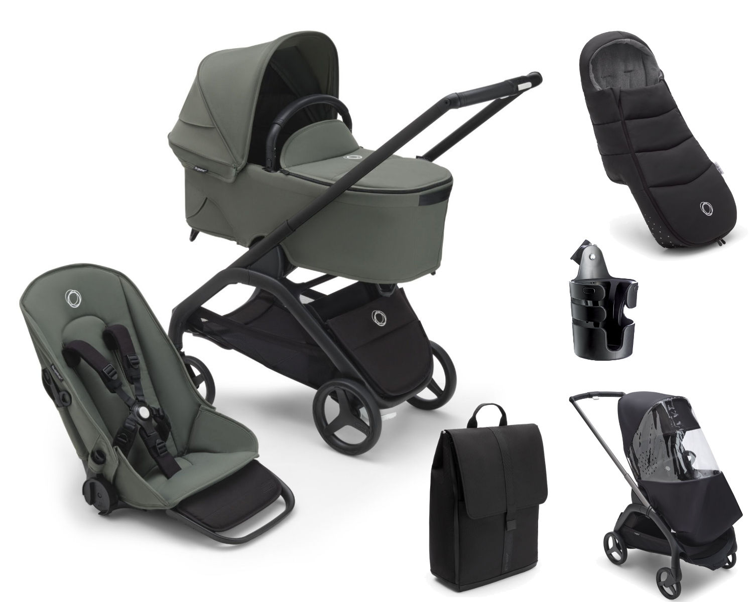 Bugaboo Dragonfly Kinderwagen Set 5 in 1