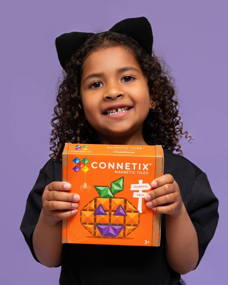 Connetix Magnetische Bouwblokken Halloween Pumpkin Pack – 17 Delig