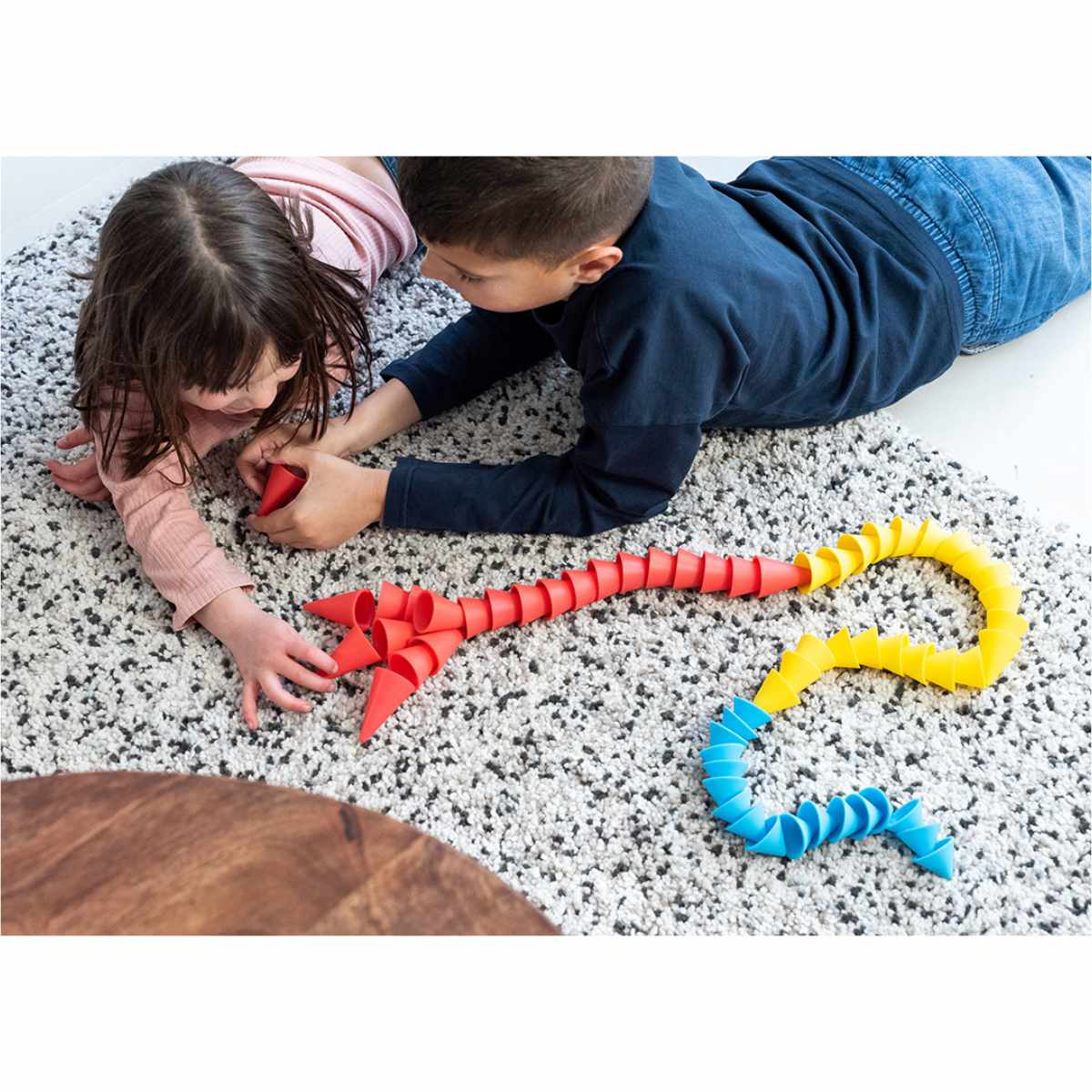 OPPI Piks Bouw- en Balansspel - 48 Stukken - Kegel Kit