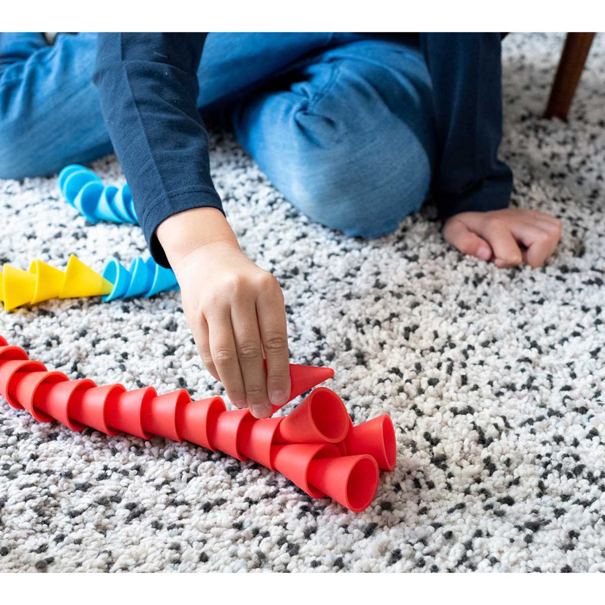 OPPI Piks Bouw- en Balansspel - 48 Stukken - Kegel Kit