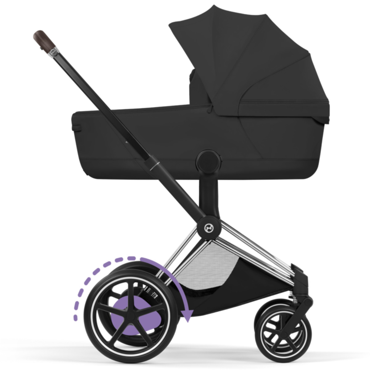 Cybex E-Priam 5 Style Kinderwagen Set 3 in 1 incl. Cloud T i-Size Autostoel