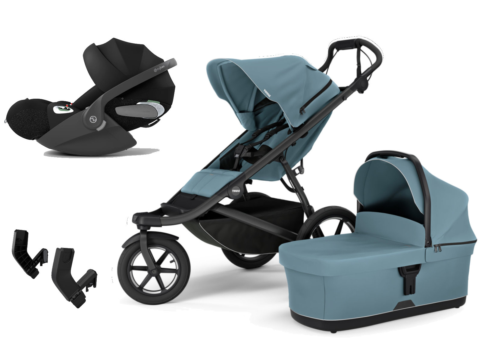 Thule Urban Glide 3 Kinderwagen Set 3-in-1 incl. Cybex Cloud T i-Size Babystoeltje