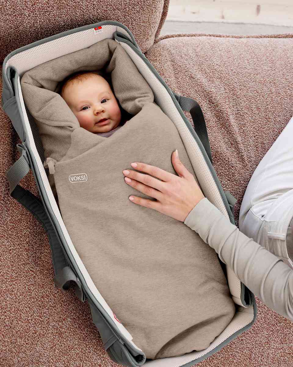Voksi Wool Wrap Voetenzak voor Baby's 0–6 Maanden