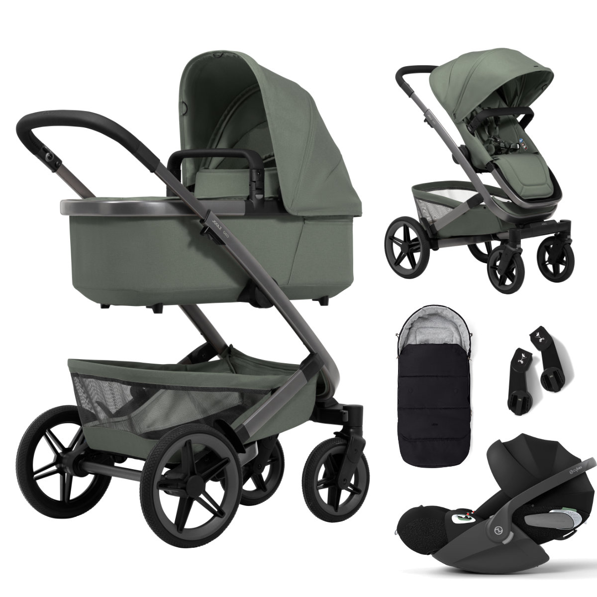 Joolz Geo5 Kinderwagen Set 3 in 1 Inclusief Cybex Cloud T i-Size autostoeltje