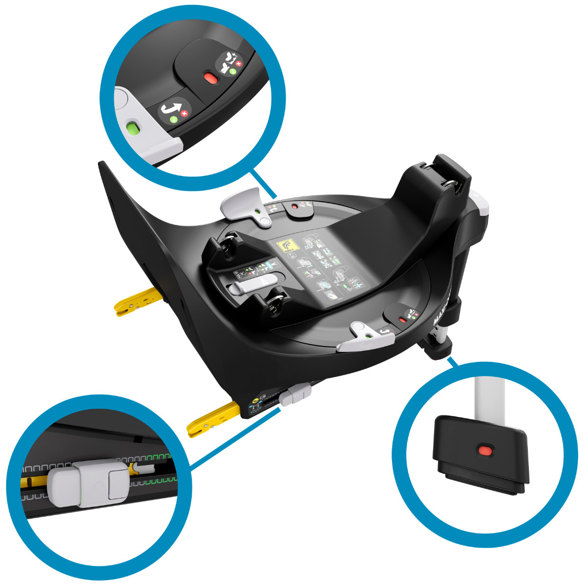 Maxi Cosi FamilyFix 360 i-Size basisstation – 360° draaibaar
