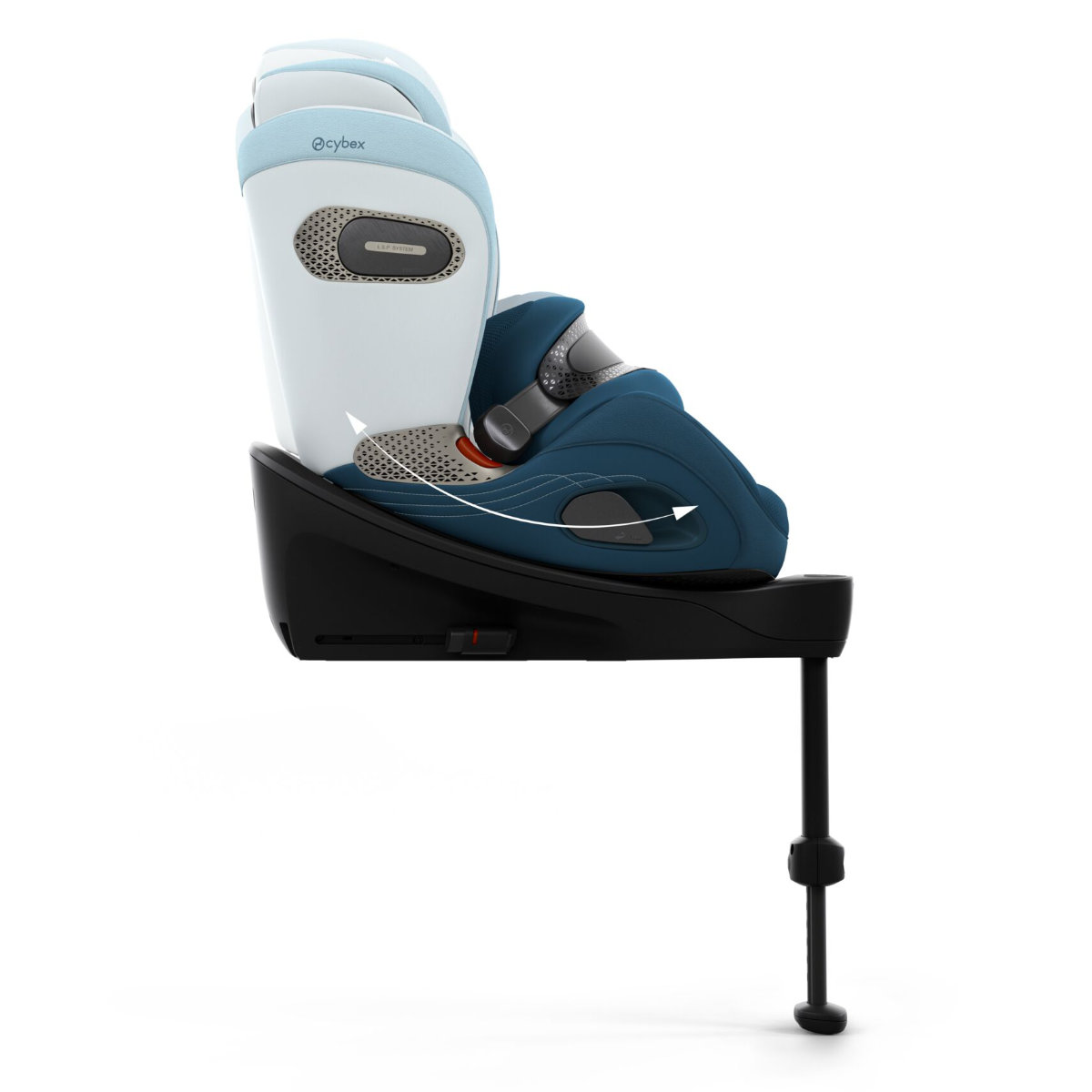 Cybex Anoris Si Airbag i-Size Autostoel (15 Maanden–7 Jaar) met Geïntegreerde ISOFIX-base