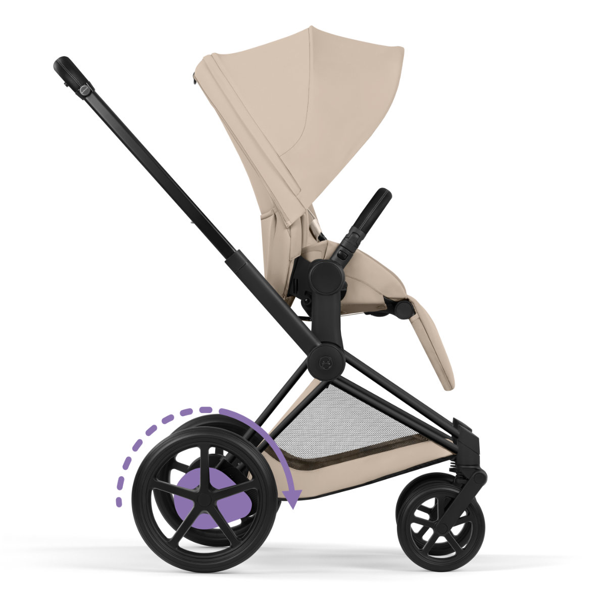 Cybex e-Priam 5 Comfort Kinderwagen Set 3 in 1 incl. Cloud T i-Size