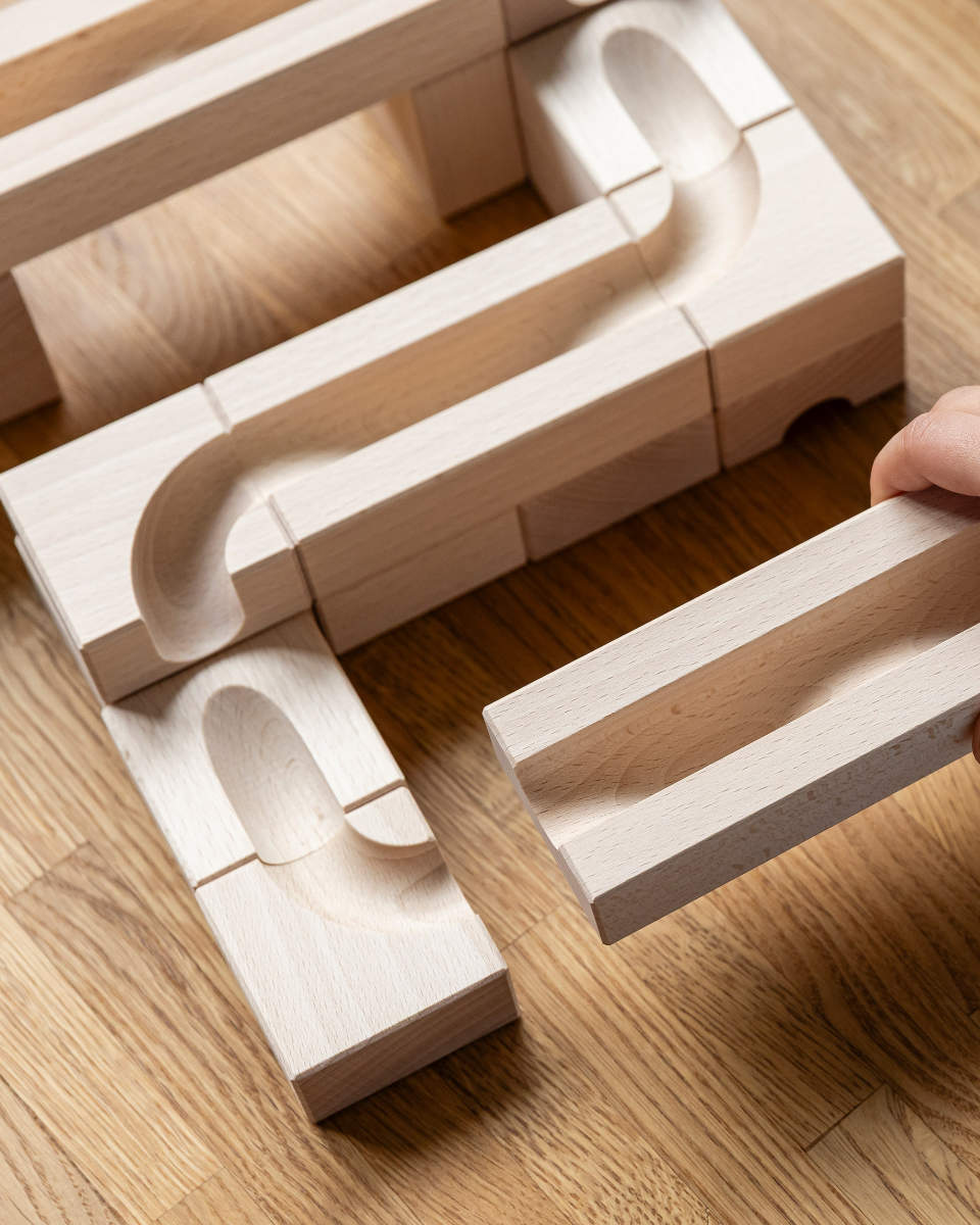 CUBORO Knikkerbaan Extra Set – Uitbreidingssets in verschillende uitvoeringen