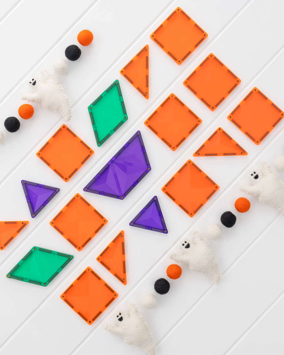Connetix Magnetische Bouwblokken Halloween Pumpkin Pack – 17 Delig