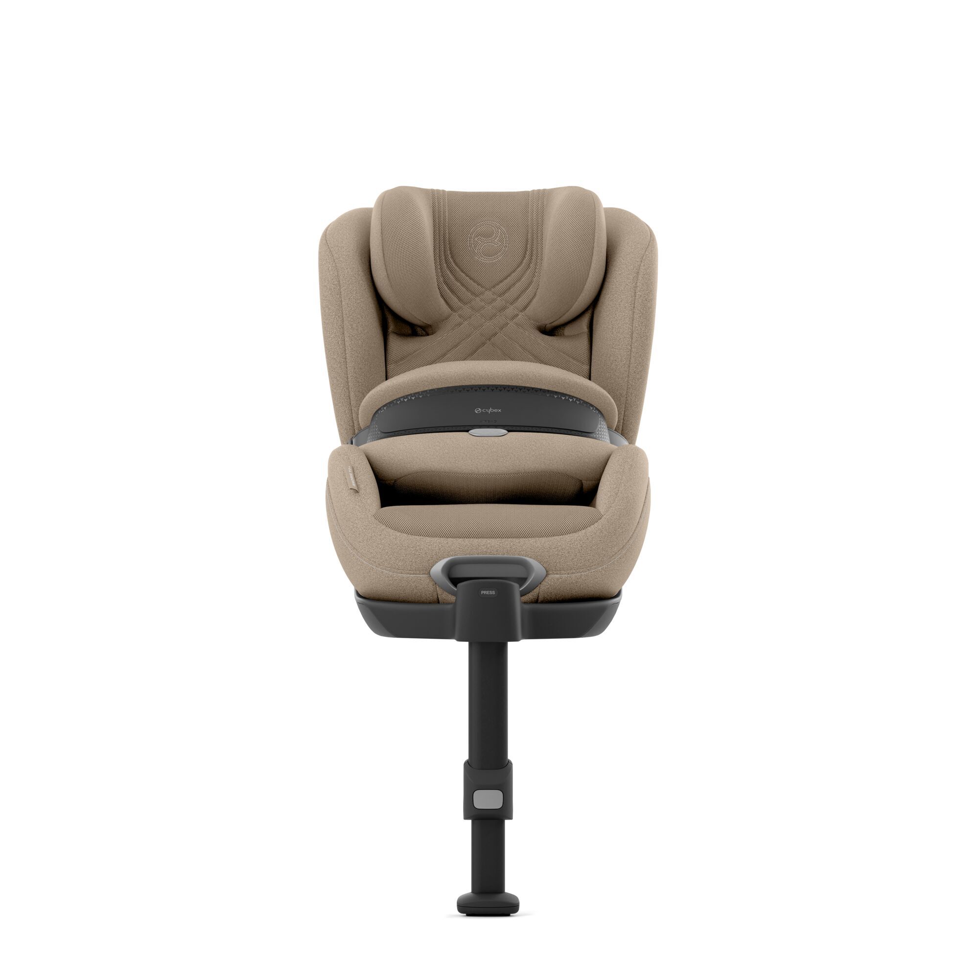 Cybex Anoris T2 i-Size kinderzitje in beige - vooraanzicht