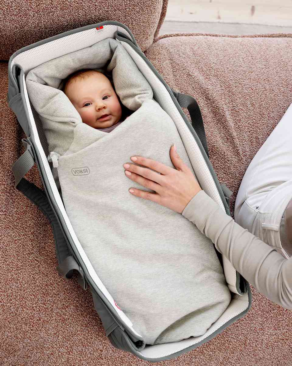 Voksi Wool Wrap Voetenzak voor Baby's 0–6 Maanden