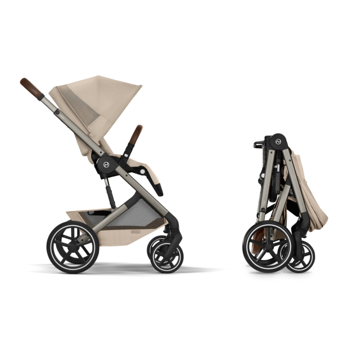 Cybex Balios S Lux 2-in-1 Kinderwagen met Opvouwbare Reiswieg