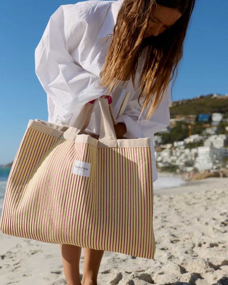 Studio Noos Poplin Stripe Strandtas 70x46 cm